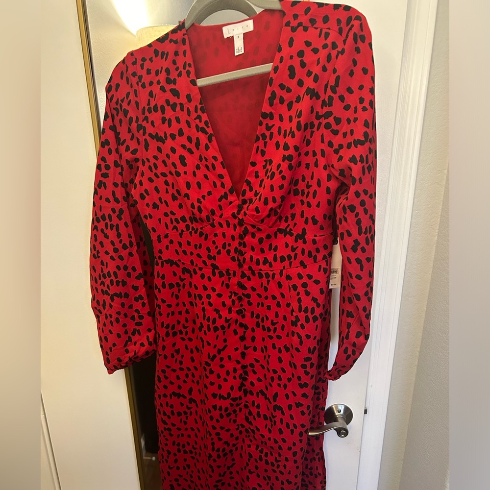 Brand new Leith leopard print dress